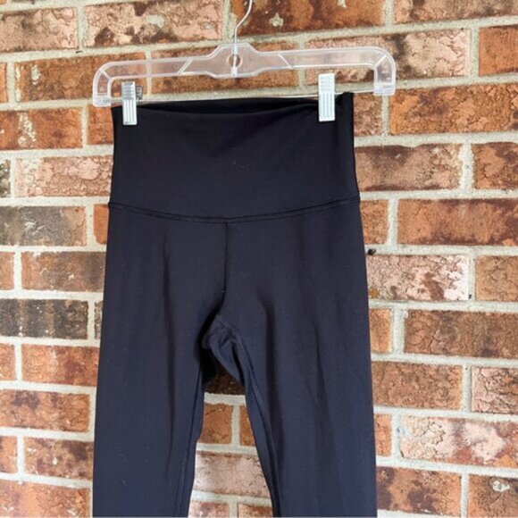 Lululemon  * Wunder Under Crop  pants leggins 21" Black EUC - Picture 10 of 12